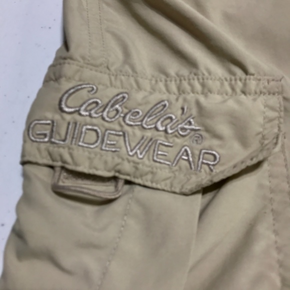 Cabelas Guide Wear Cargo Shorts Belted Mens 2XL Nylon - Picture 5 of 9